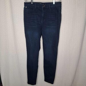 DG2 by Diane Gilman Deep Indigo Skinny Jeans